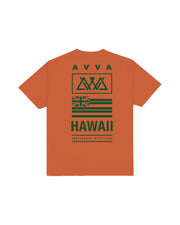 AVVA Team Hawaii Short Sleeve T-Shirt - Faded Orange