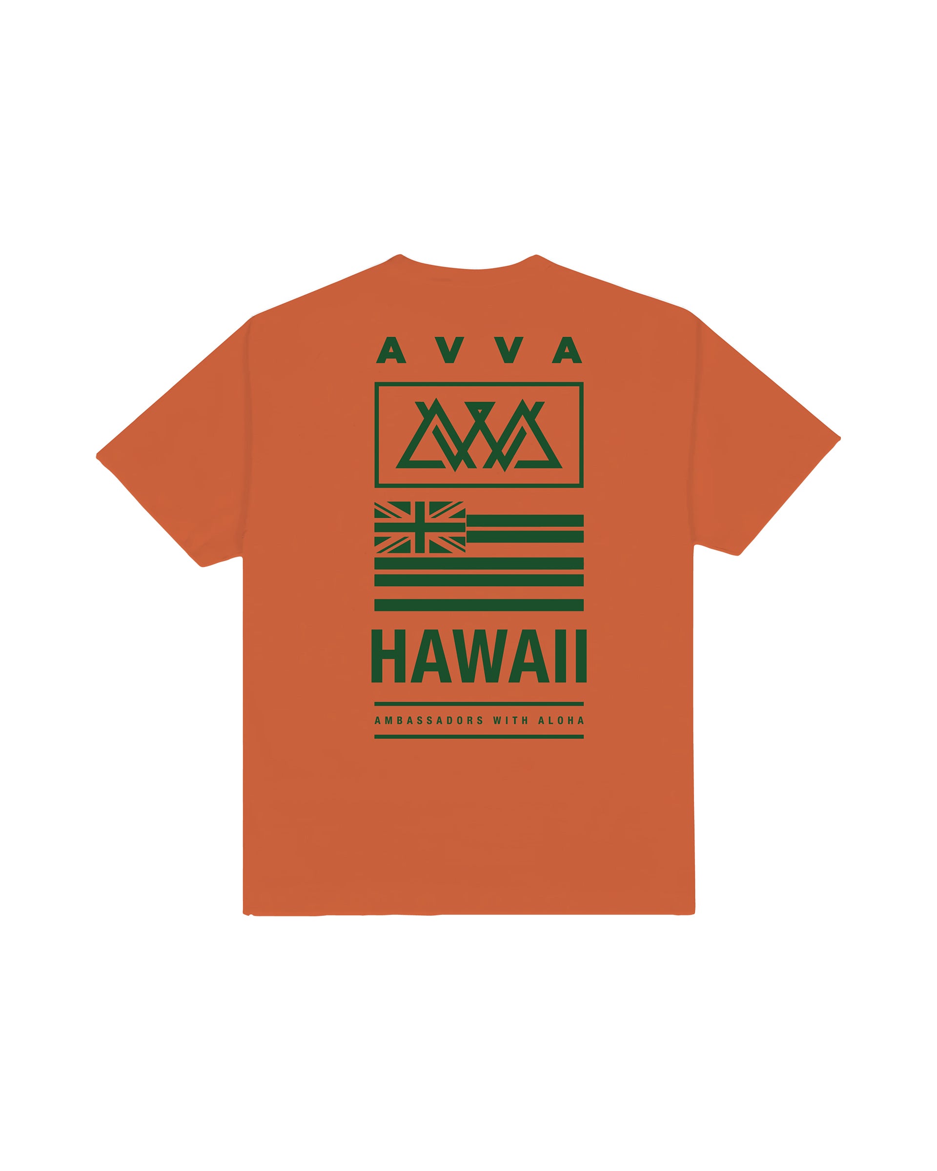AVVA Team Hawaii Short Sleeve T-Shirt - Faded Orange