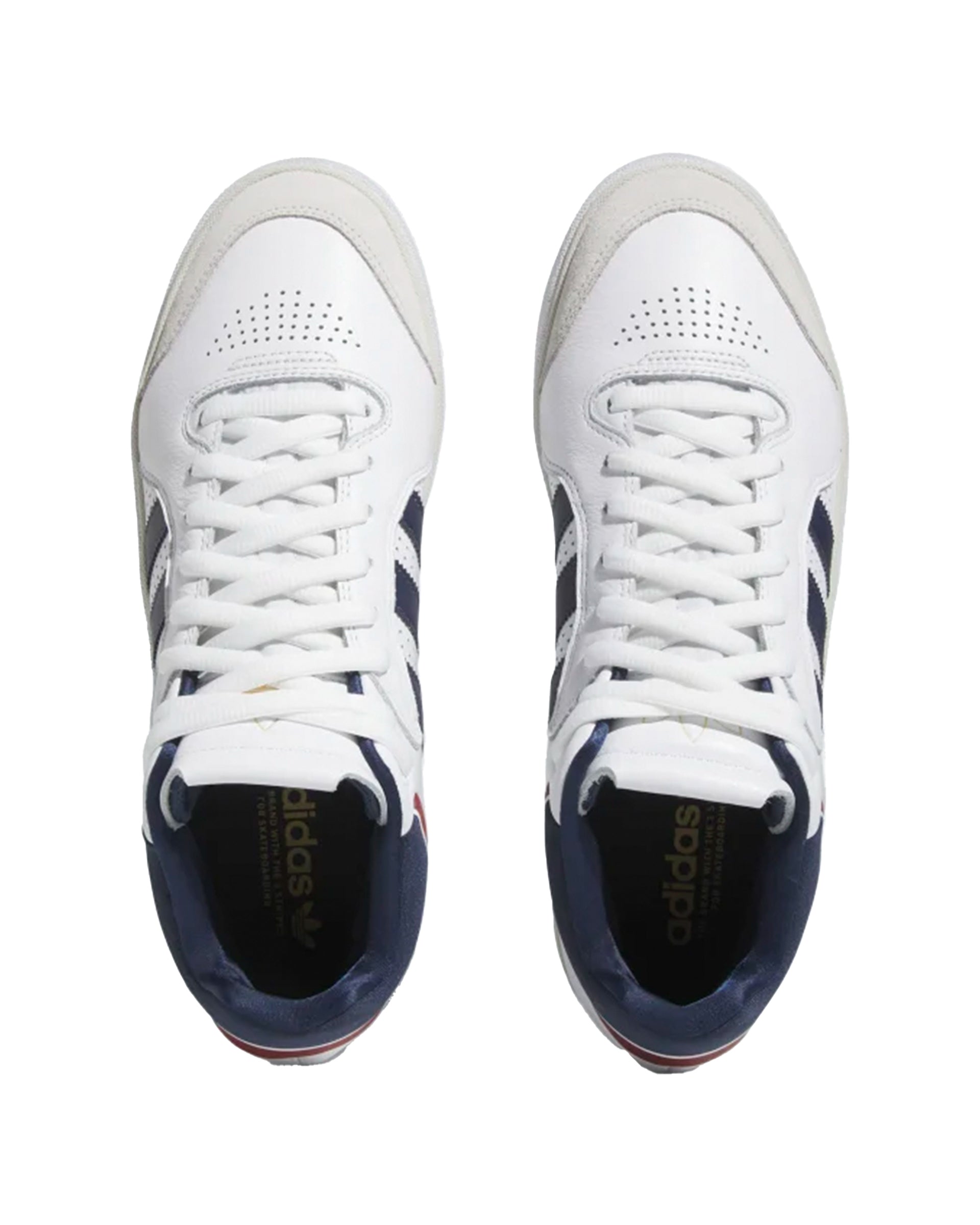 Adidas Tyshawn Pro Shoes - Cloud White/Collegiate Navy/Grey One