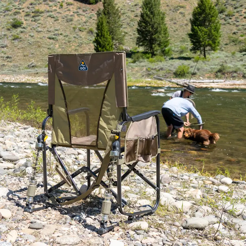 GCI Outdoor Adjustable Rocker™ Chair - Aged Fatigue
