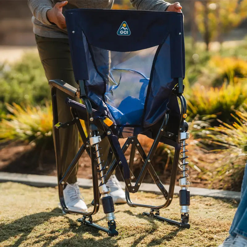 GCI Outdoor Adjustable Rocker™ Chair - Rich Blue