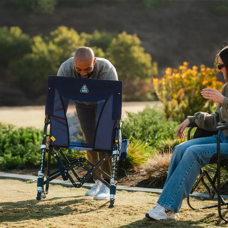 GCI Outdoor Adjustable Rocker™ Chair - Rich Blue