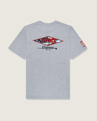 Jack's Surfboard Men's American Diamond Classic Fit Short Sleeve T-Shirt