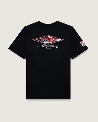 Jack's Surfboard Men's American Diamond Classic Short Sleeve T-Shirt