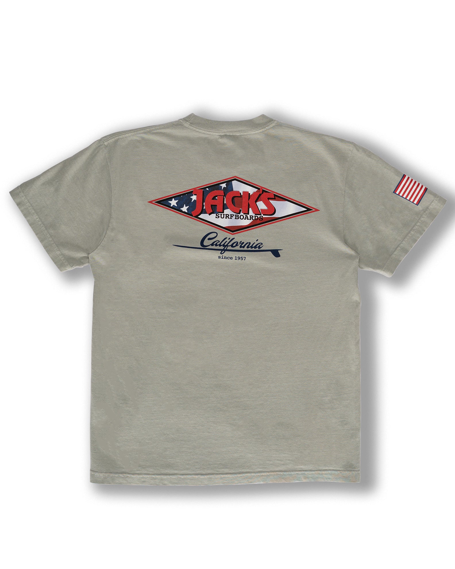 Jacks Surfboard Men's American Diamond Pigment Short Sleeve T-Shirt