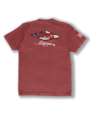 Jacks Surfboard Men's American Diamond Pigment Short Sleeve T-Shirt