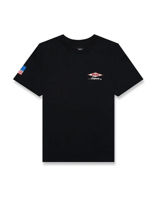 Jack's Surfboard Men's American Diamond Classic Fit Short Sleeve T-Shirt - Black 