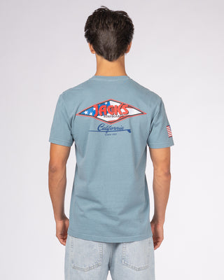 American Diamond PGMT HW S/S Tee - Ice Blue