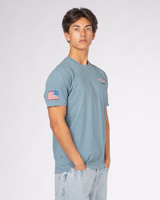 American Diamond PGMT HW S/S Tee - Ice Blue