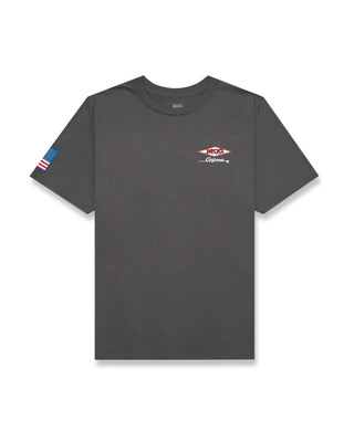 Jack's Surfboard Men's American Diamond Classic Fit Short Sleeve T-Shirt - Charcoal
