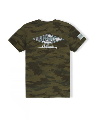 American Diamond BW S/S Tee - Forest Camo