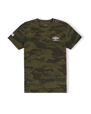 American Diamond BW S/S Tee - Forest Camo