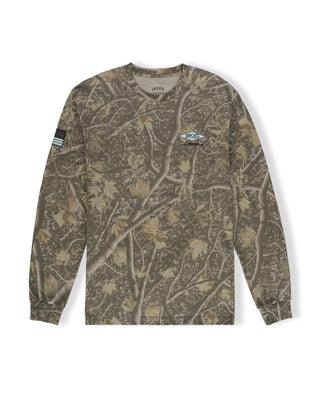 American Diamond BW L/S Tee - Dark Tree Camo