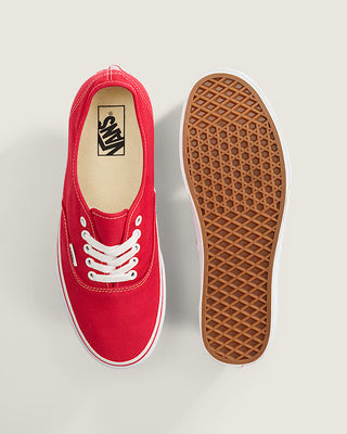 Vans Unisex Authentic Shoe - Red