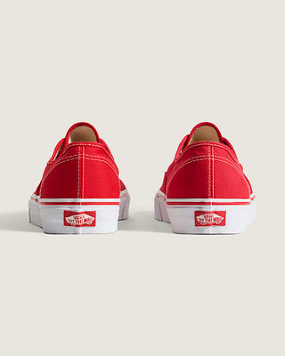 Vans Unisex Authentic Shoe - Red