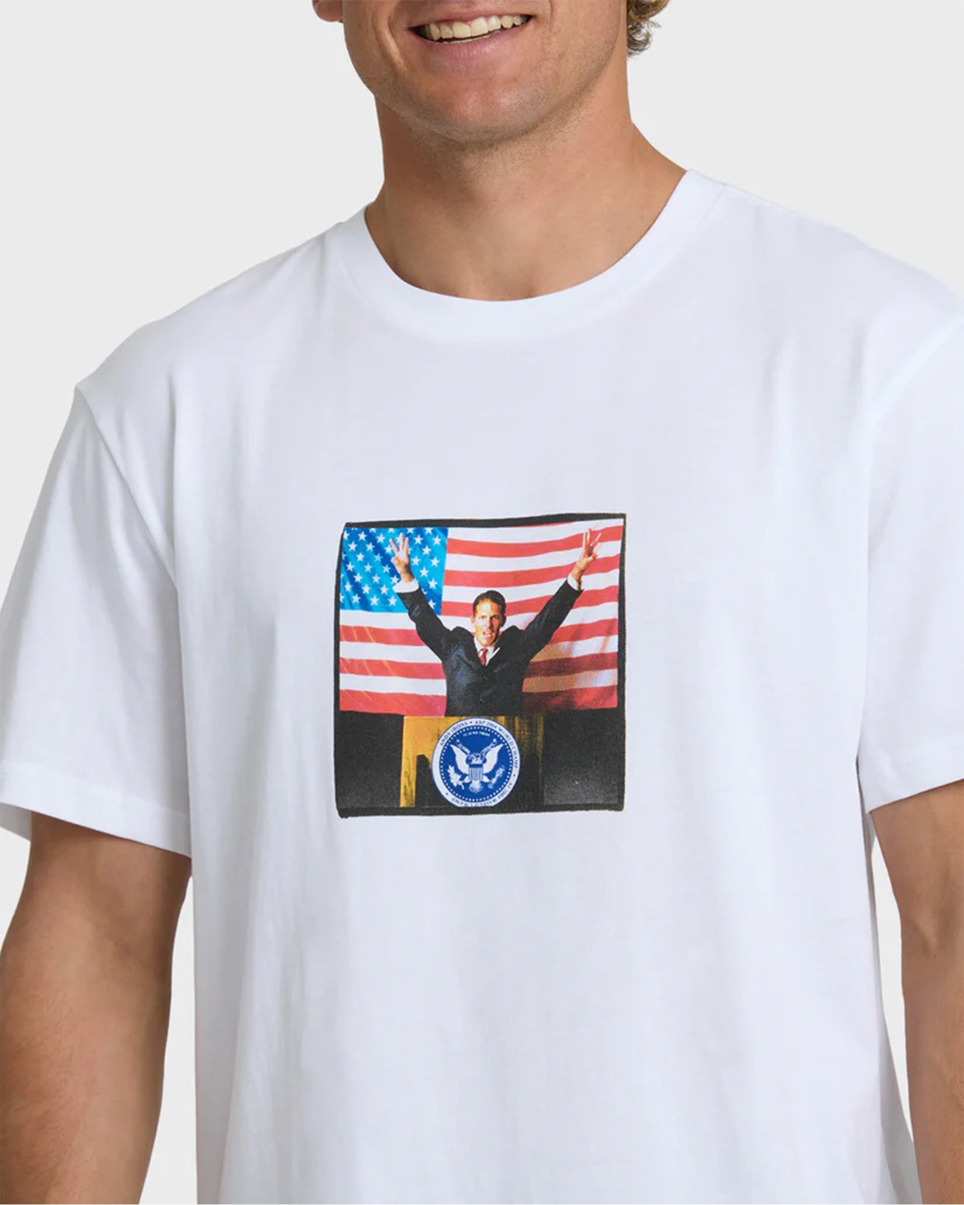 Billabong A.I. 4 Pres Premium Short Sleeve T-Shirt - White