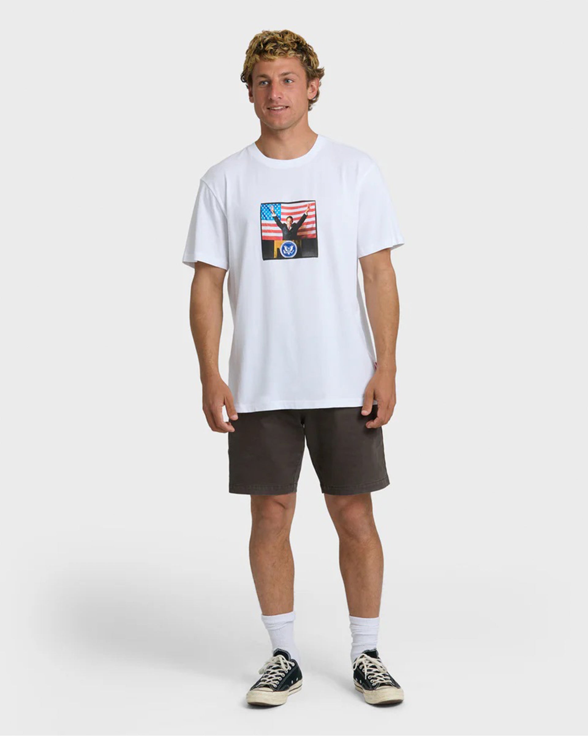 Billabong A.I. 4 Pres Premium Short Sleeve T-Shirt - White