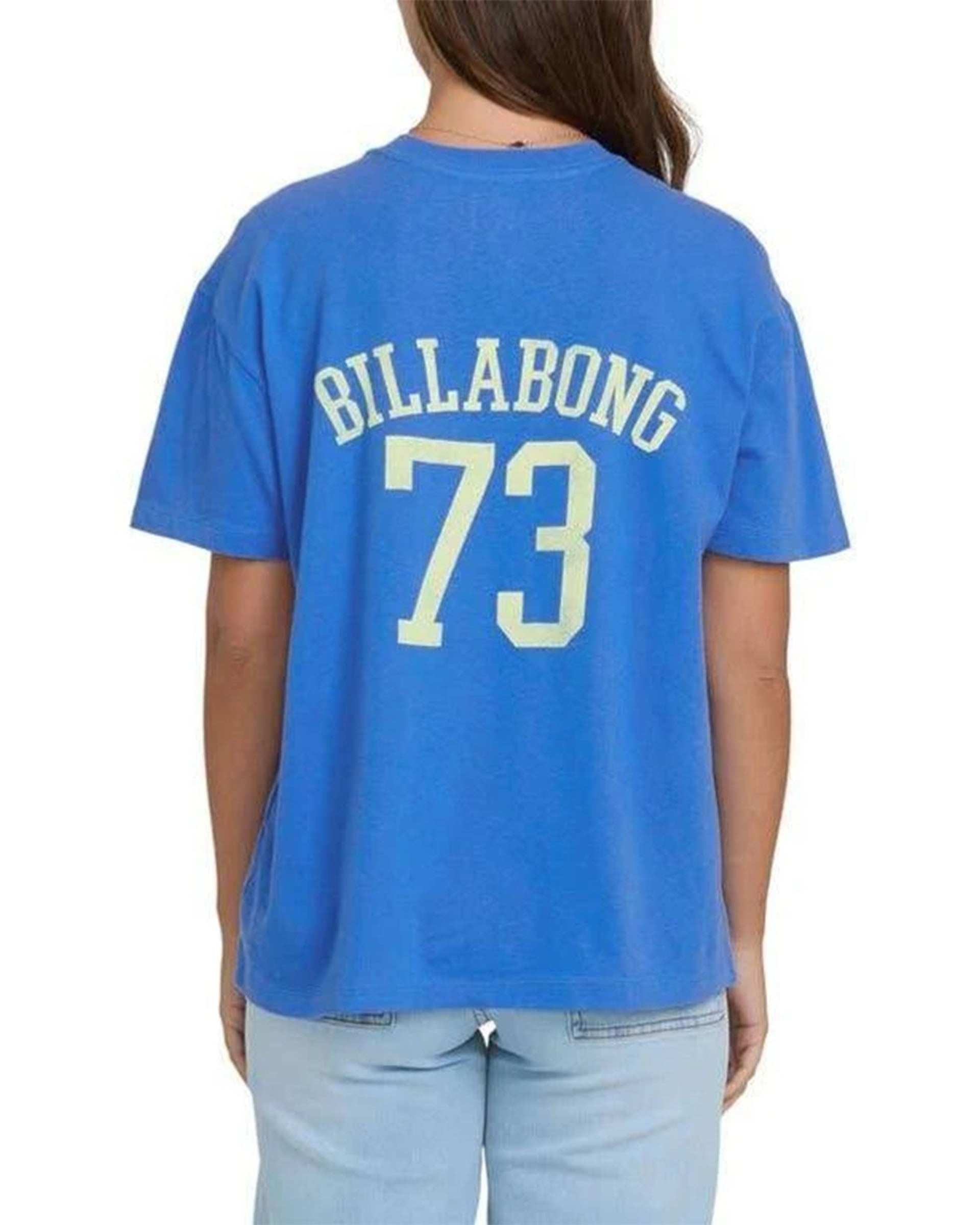 Billabong Women's 73 Great Waves Short Sleeve T-Shirt - True Blue