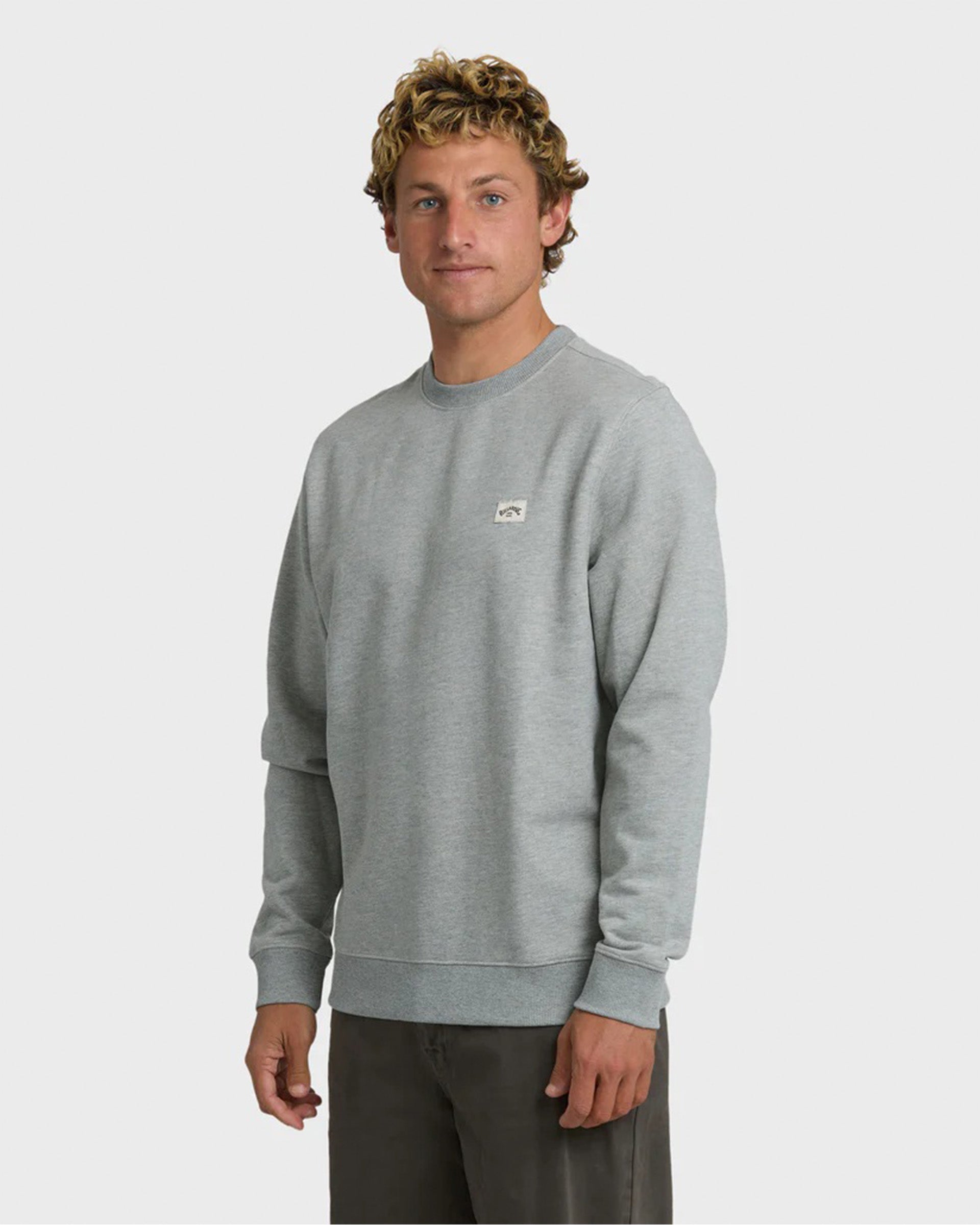 Billabong All Day Crewneck Sweatshirt - Grey Heather