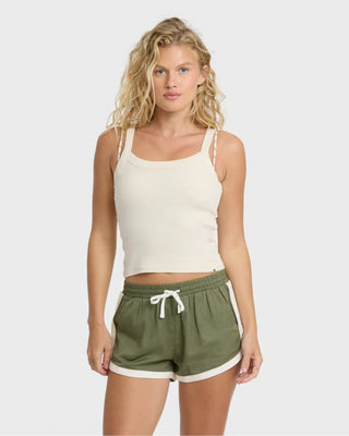 Billabong Women's All Time Tank Top - Whitecap