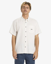Billabong Bad Dog Short Sleeve Shirt - Off White