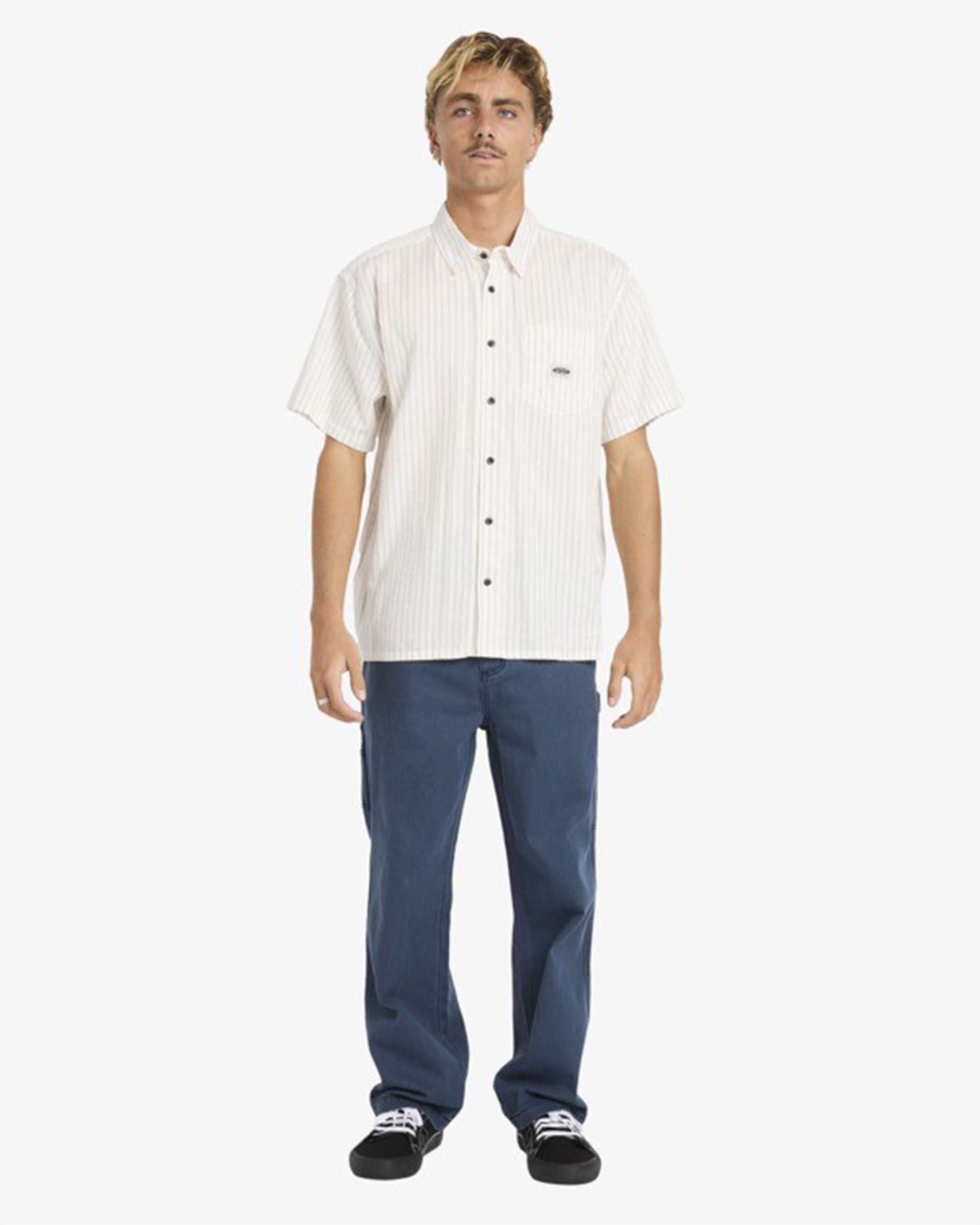 Billabong Bad Dog Short Sleeve Shirt - Off White