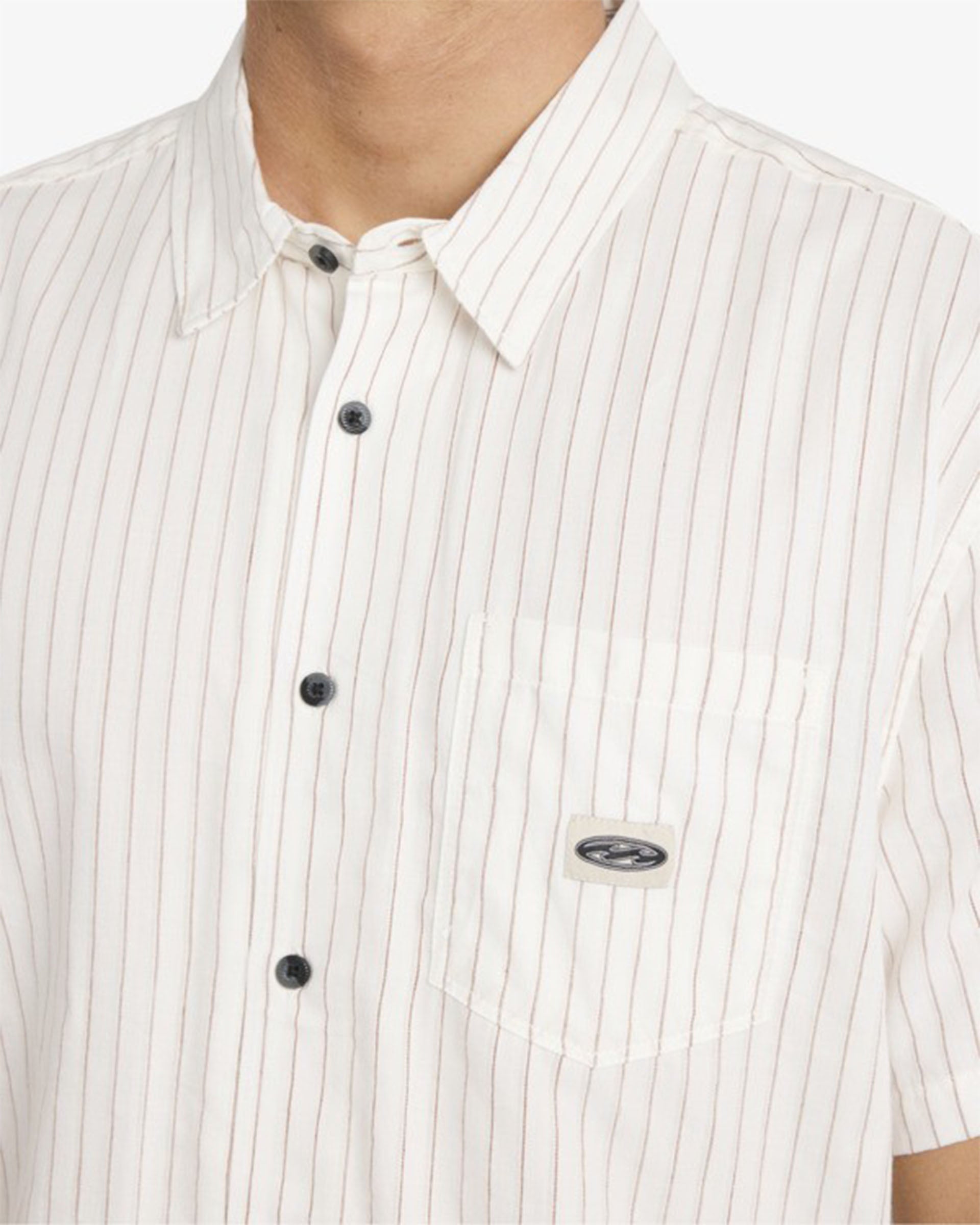 Billabong Bad Dog Short Sleeve Shirt - Off White