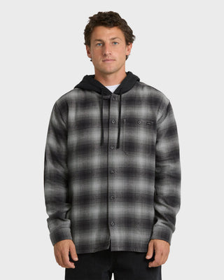Baja L/S Flannel Shirt - Raven