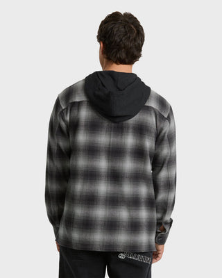 Baja L/S Flannel Shirt - Raven