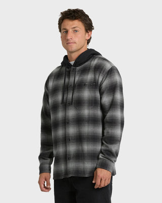 Baja L/S Flannel Shirt - Raven