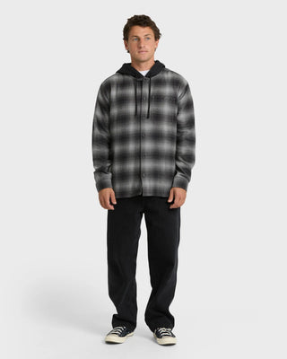 Baja L/S Flannel Shirt - Raven