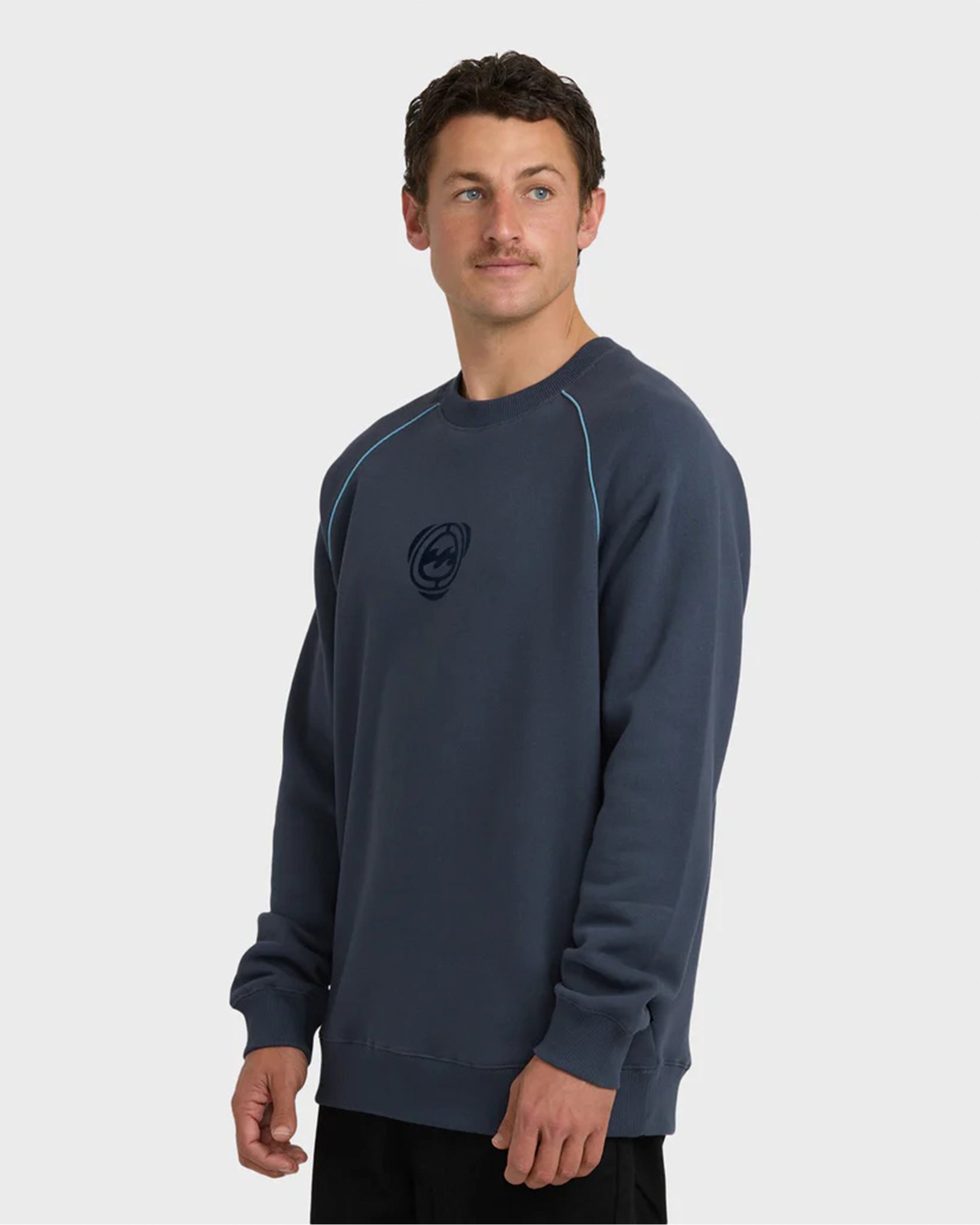 Billabong Bio Fleece Crewneck Sweatshirt - Vintage Navy