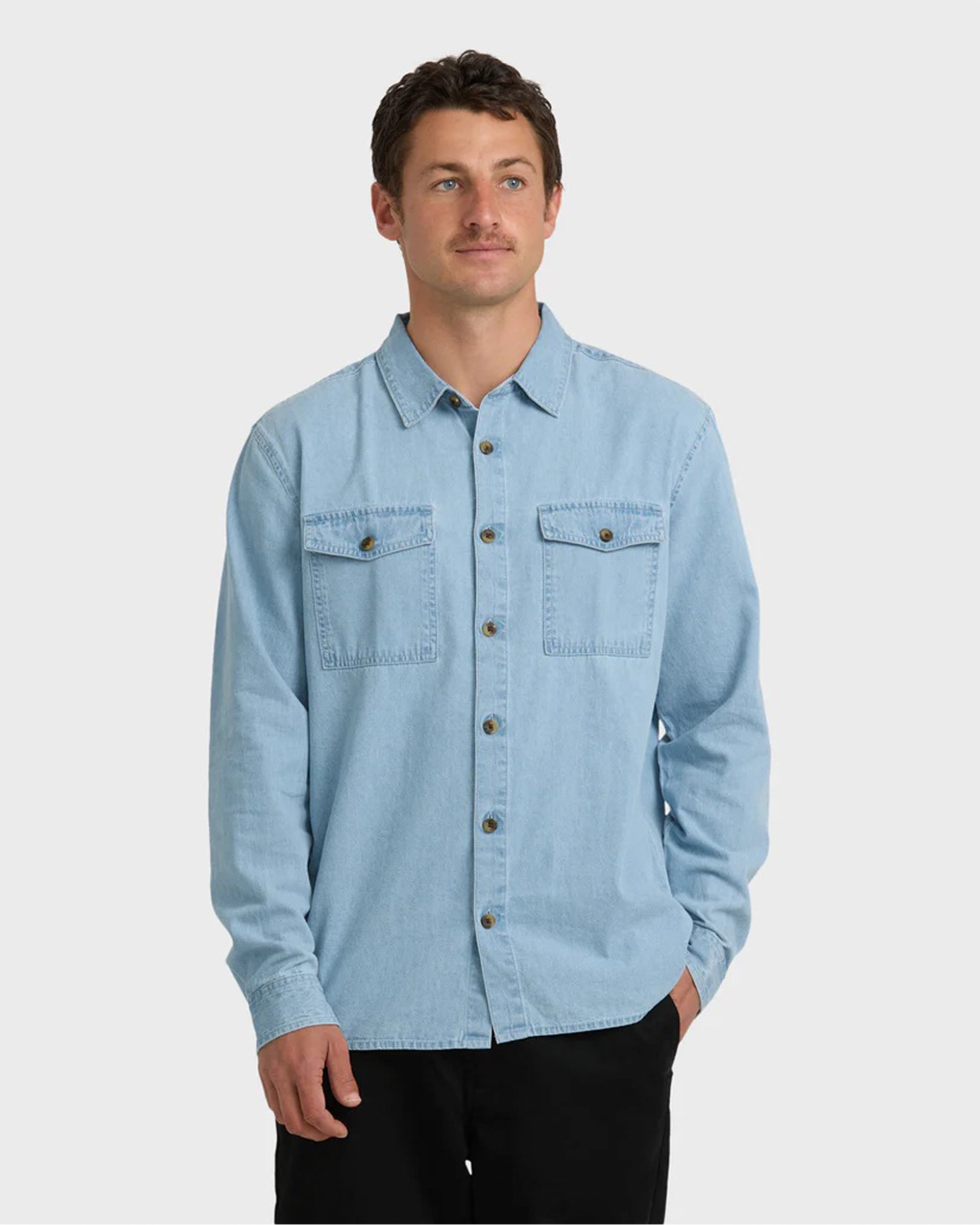 Billabong Bong Days L/S Shirt - Cloud Blue
