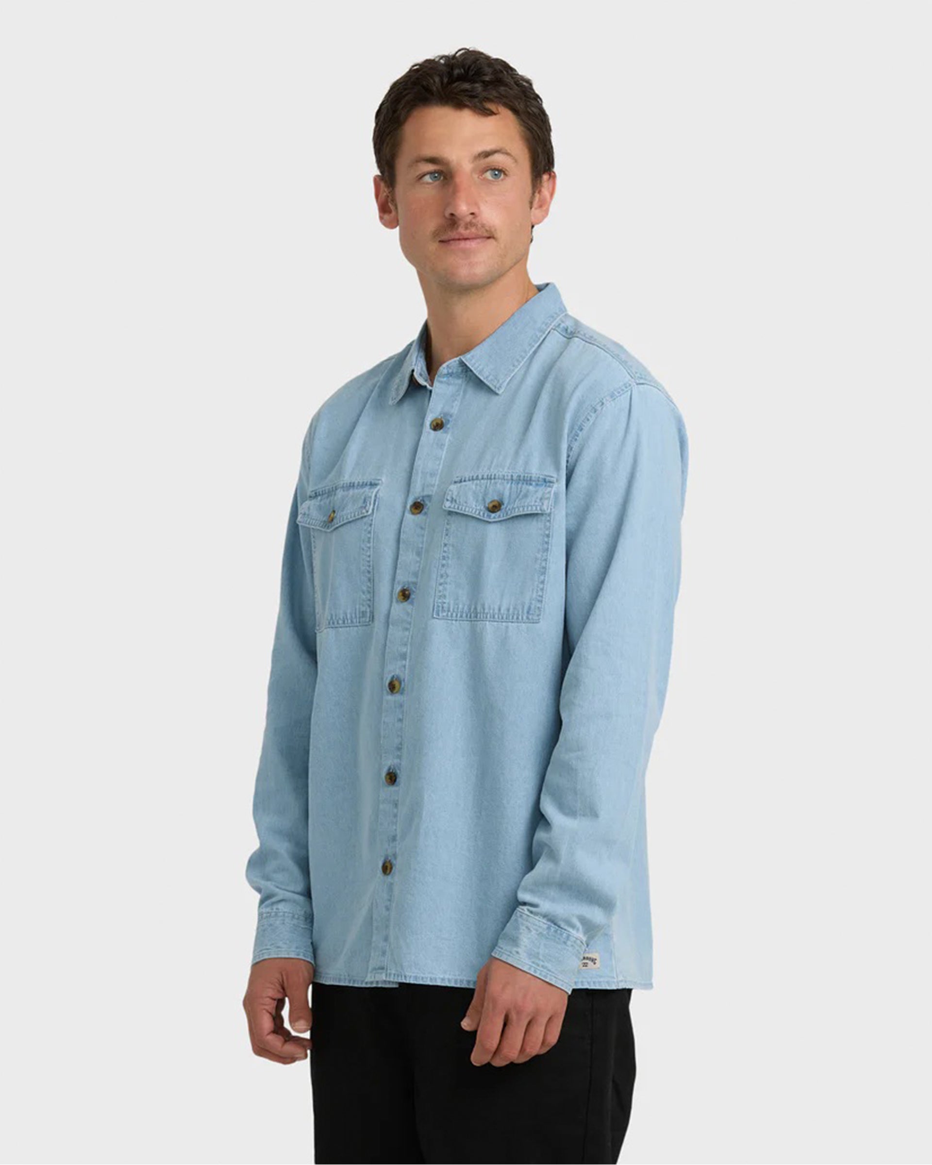 Billabong Bong Days L/S Shirt - Cloud Blue