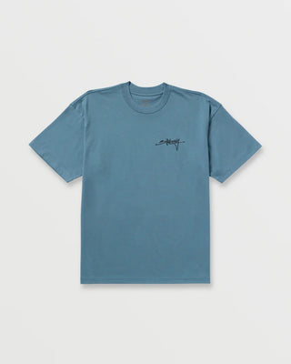 Billabong Bracket Script OG Short Sleeve T-Shirt - Carolina Blue