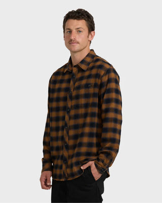 Billabong Coastline Flannel - Tobacco