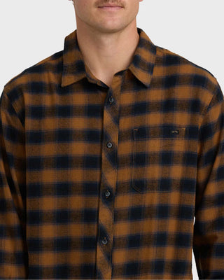 Billabong Coastline Flannel - Tobacco