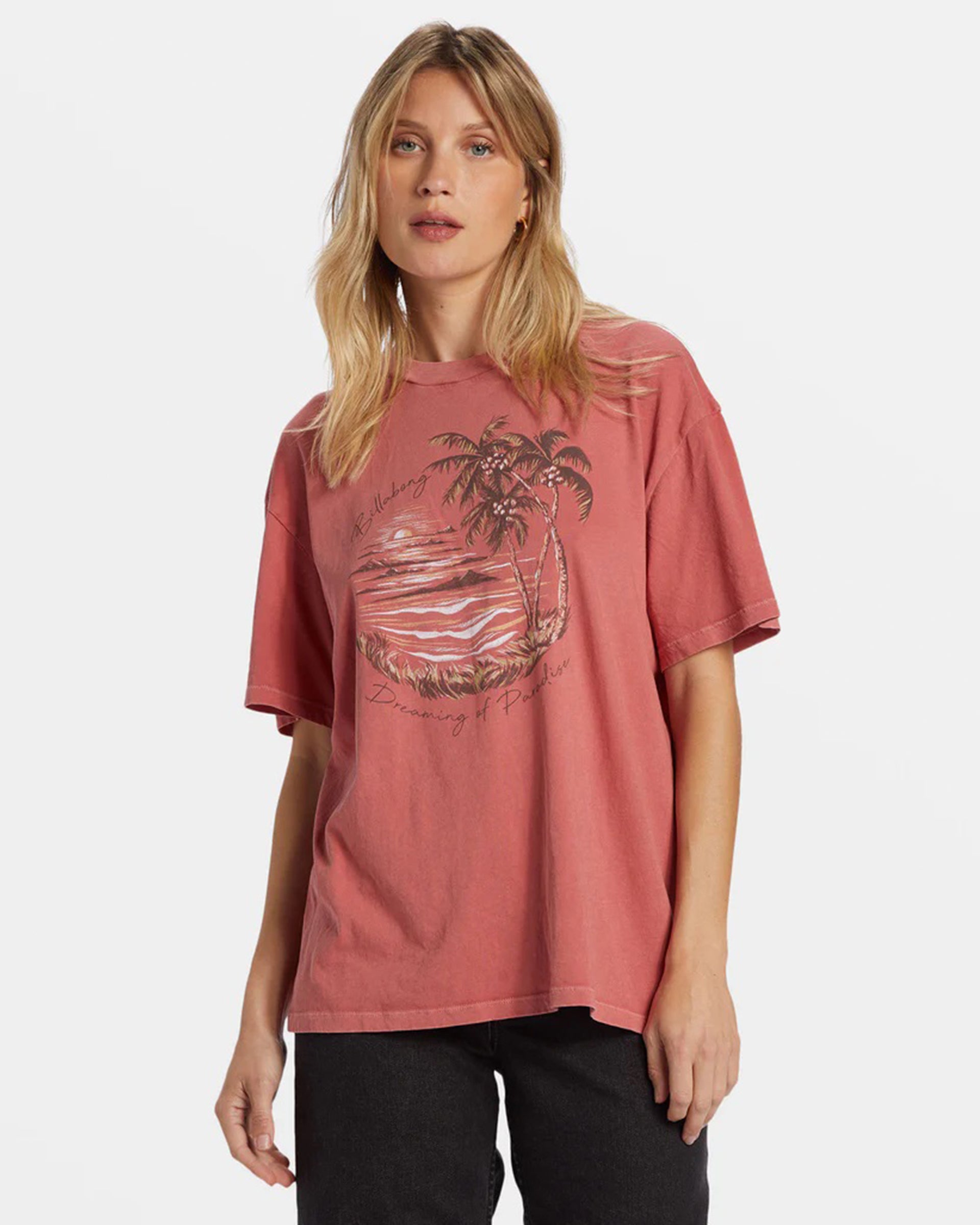 Billabong Women's Dreaming of Paradise S/S T-Shirt