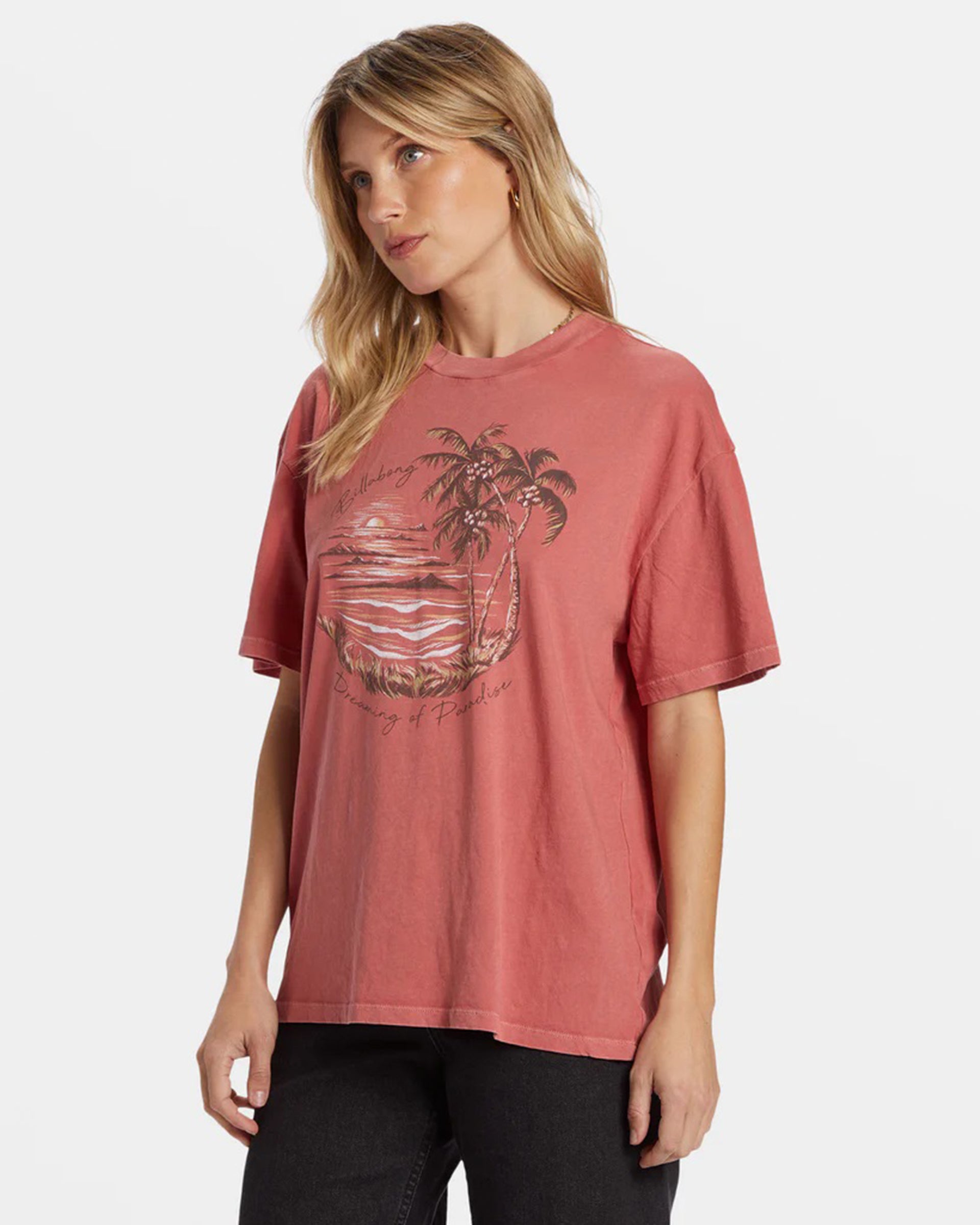 Billabong Women's Dreaming of Paradise S/S T-Shirt