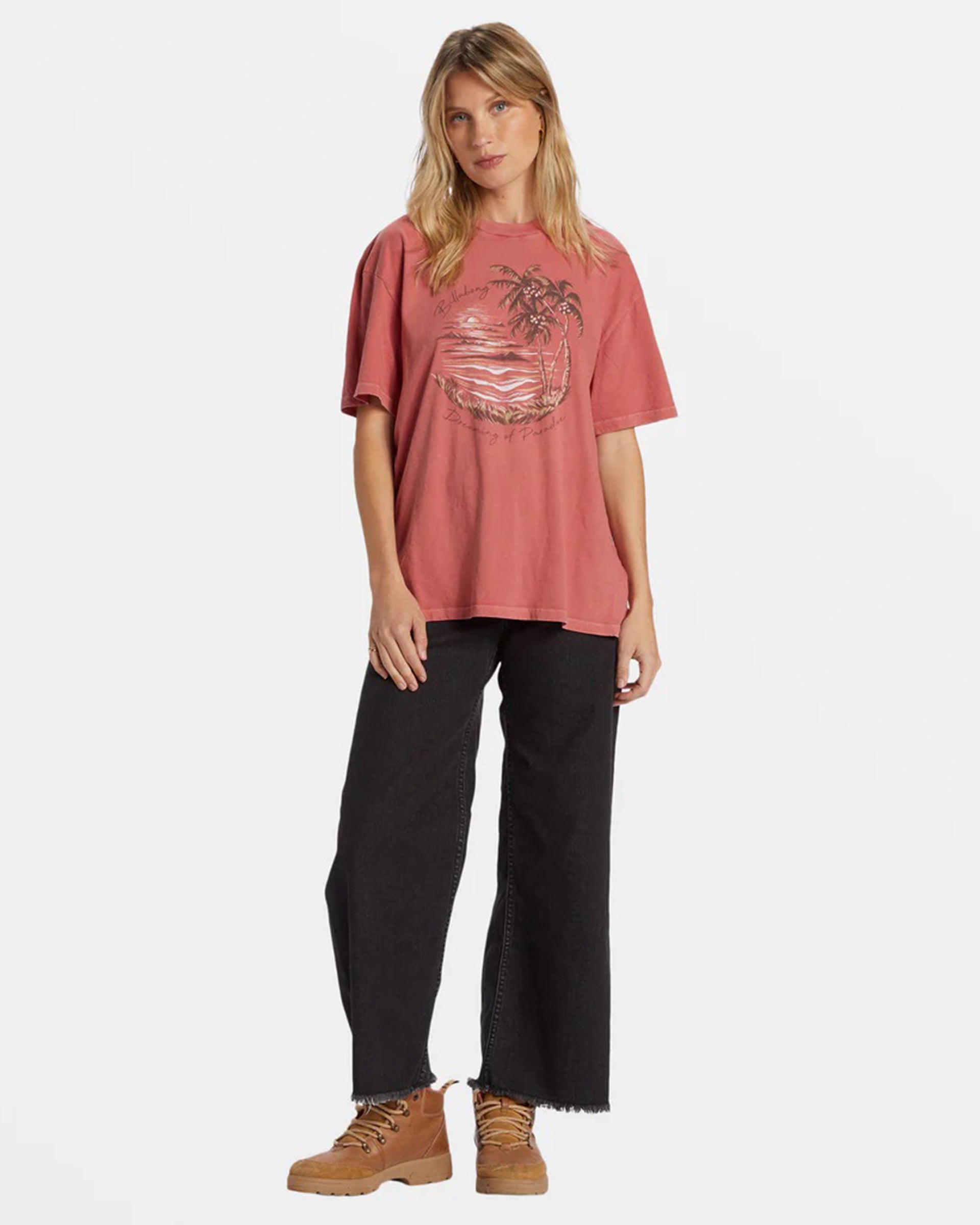 Billabong Women's Dreaming of Paradise S/S T-Shirt