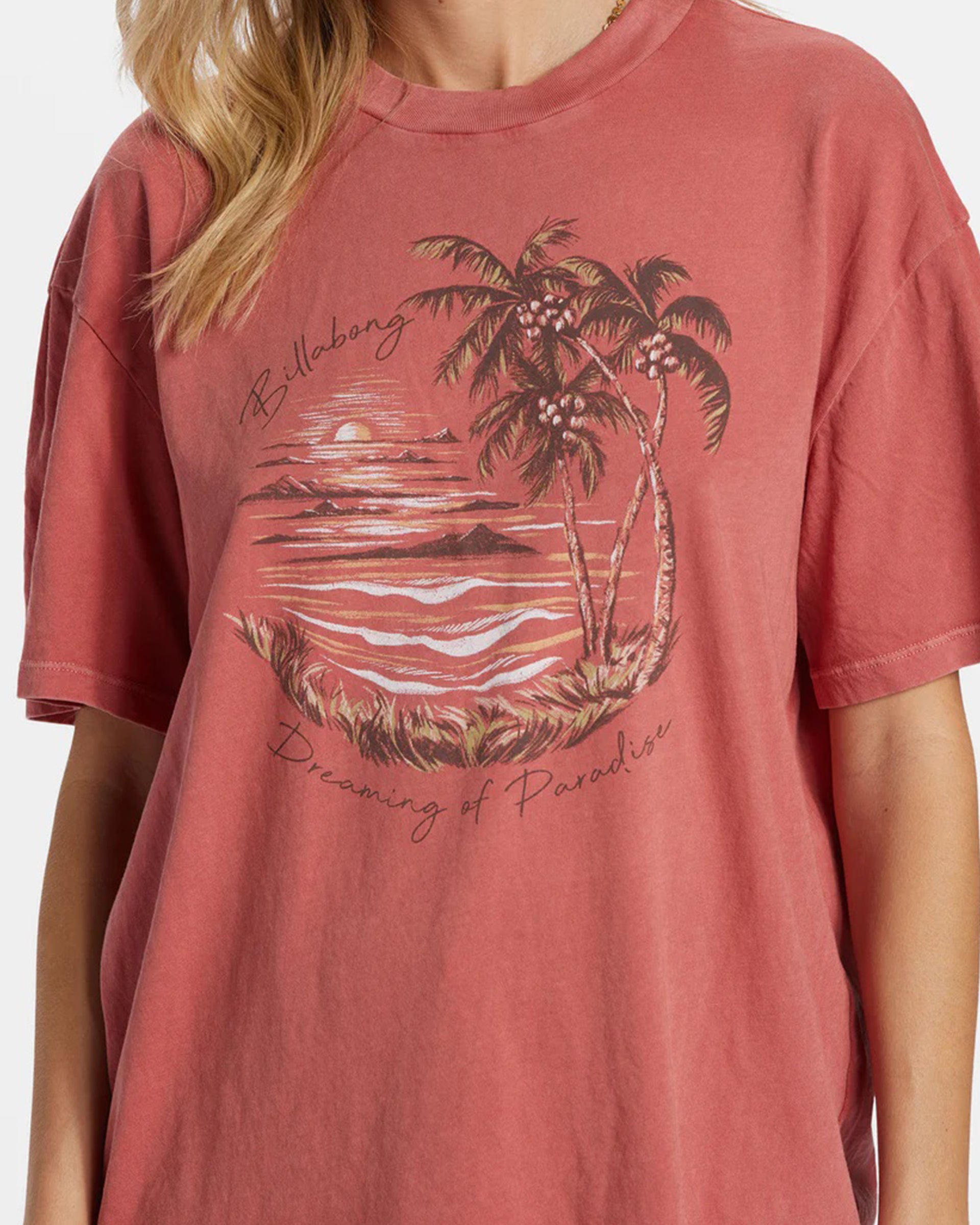 Billabong Women's Dreaming of Paradise S/S T-Shirt