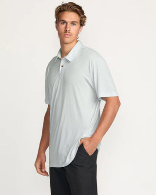 Billabong Eclipse Short Sleeve Polo Shirt - Ash Blue