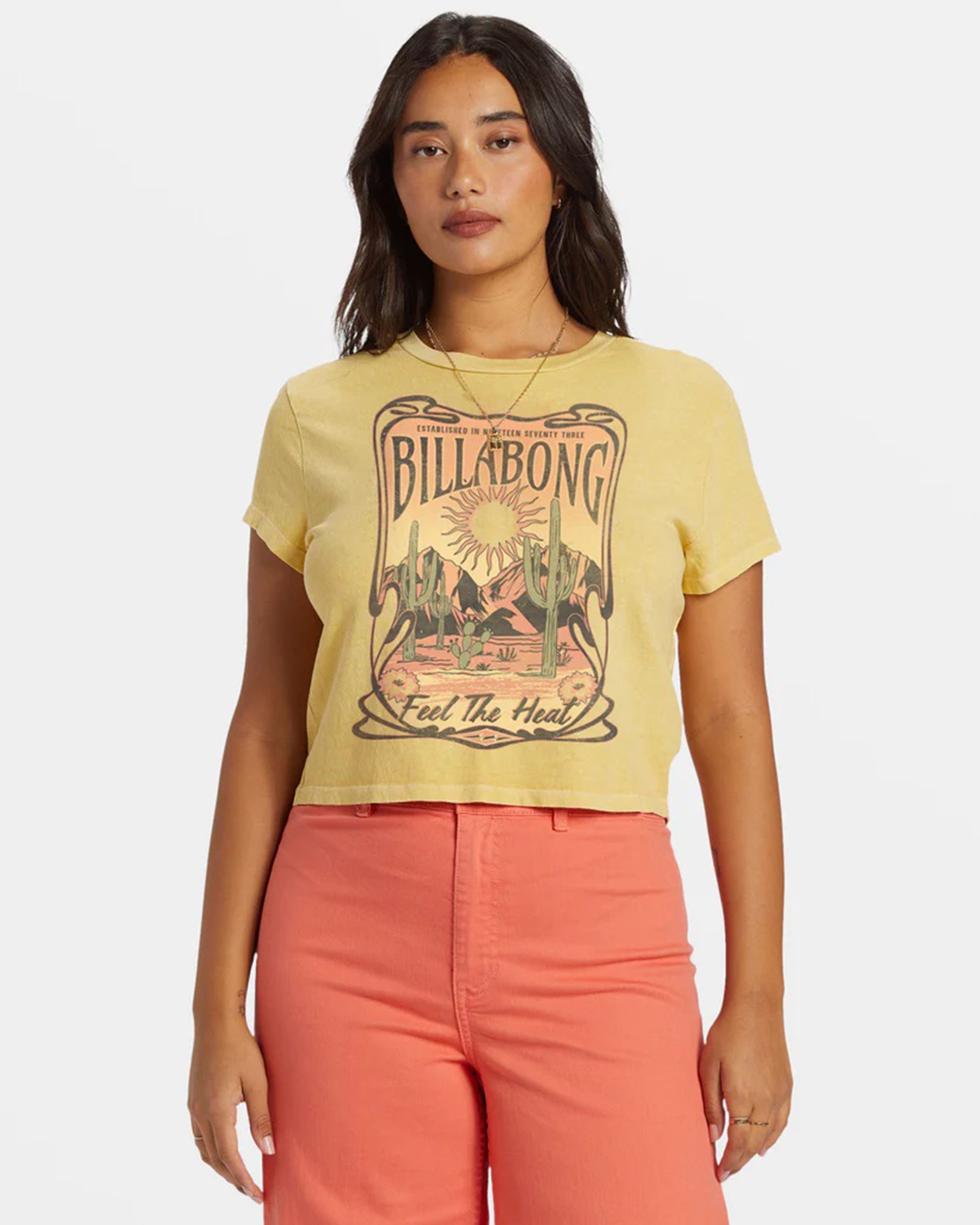 Billabong Women's Feel The Heat S/S T-Shirt