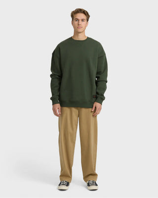 Billabong Fort Garage Crewneck Sweatshirt - Olive