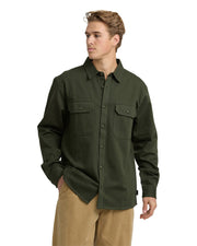 Billabong Fort Garage Long Sleeve Shirt - Olive