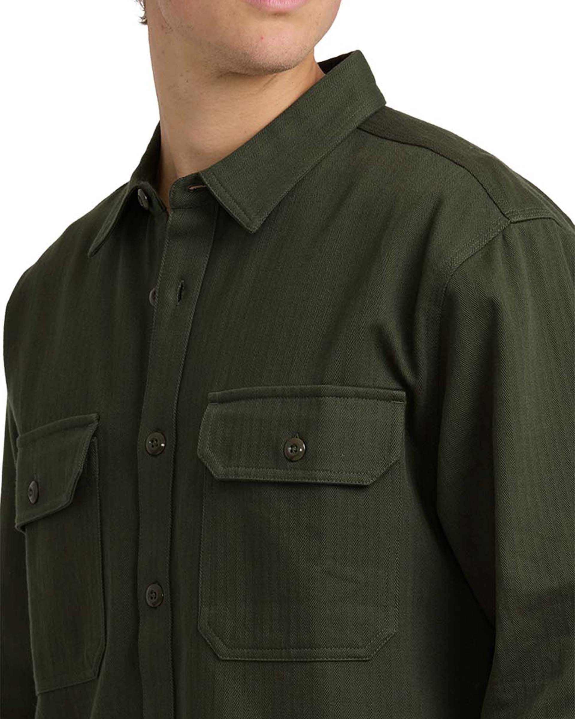 Billabong Fort Garage Long Sleeve Shirt - Olive