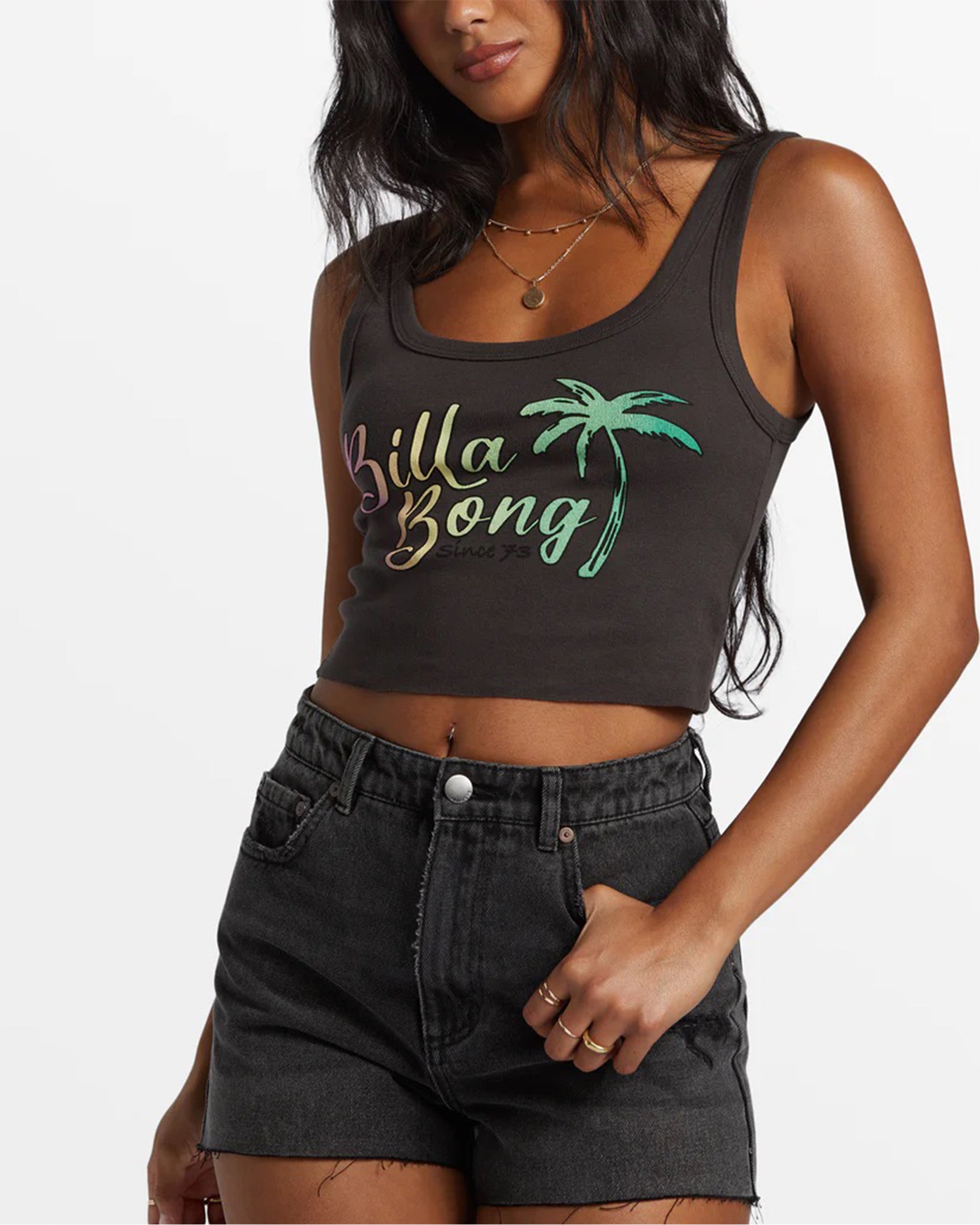 Billabong Women's Fresh Squeezed Cropped Tank Top