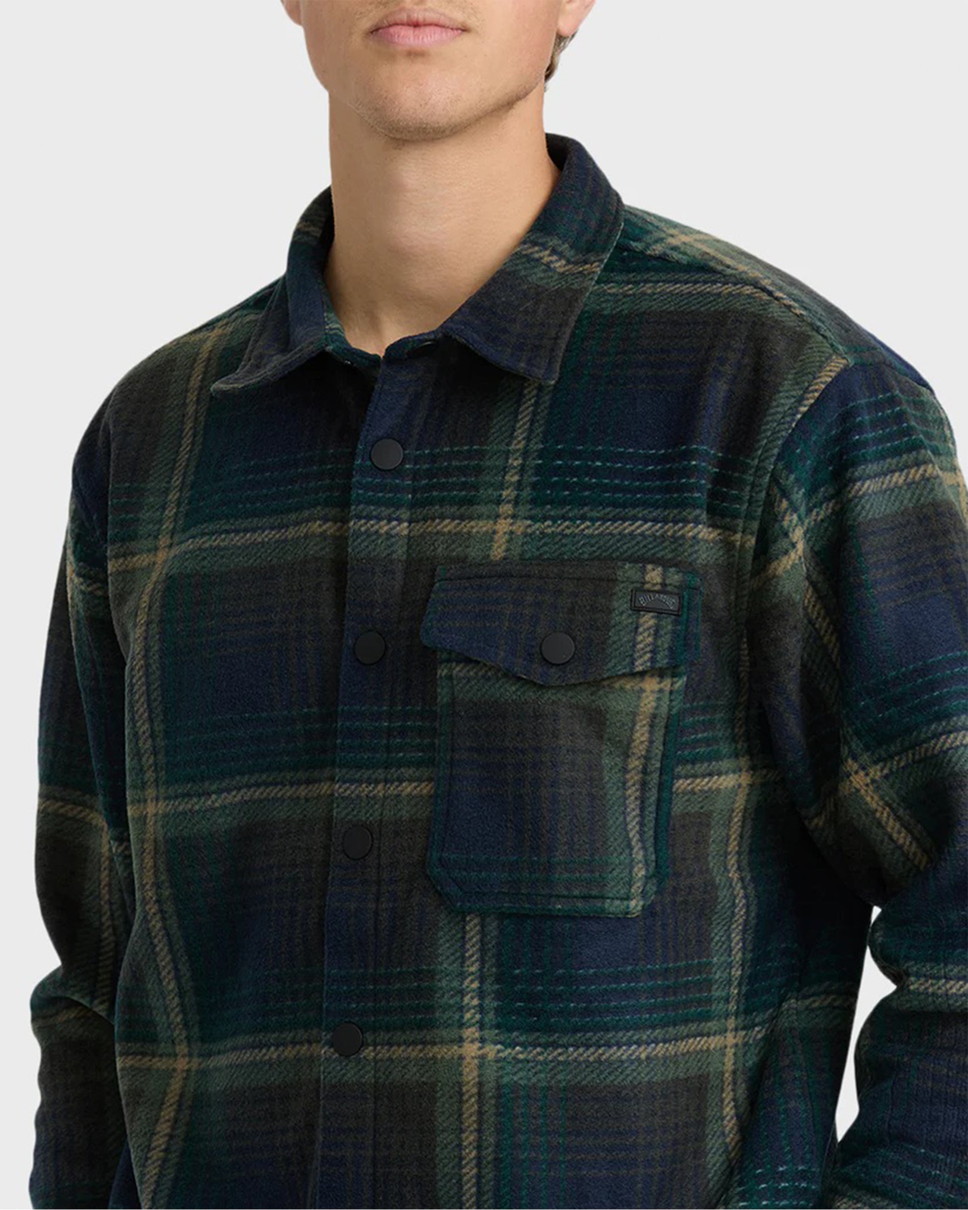 Billabong Furnace Long Sleeve Flannel - Midnight