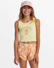 Billabong Girl's (6-14) Stay Sunny Cropped Tank Top