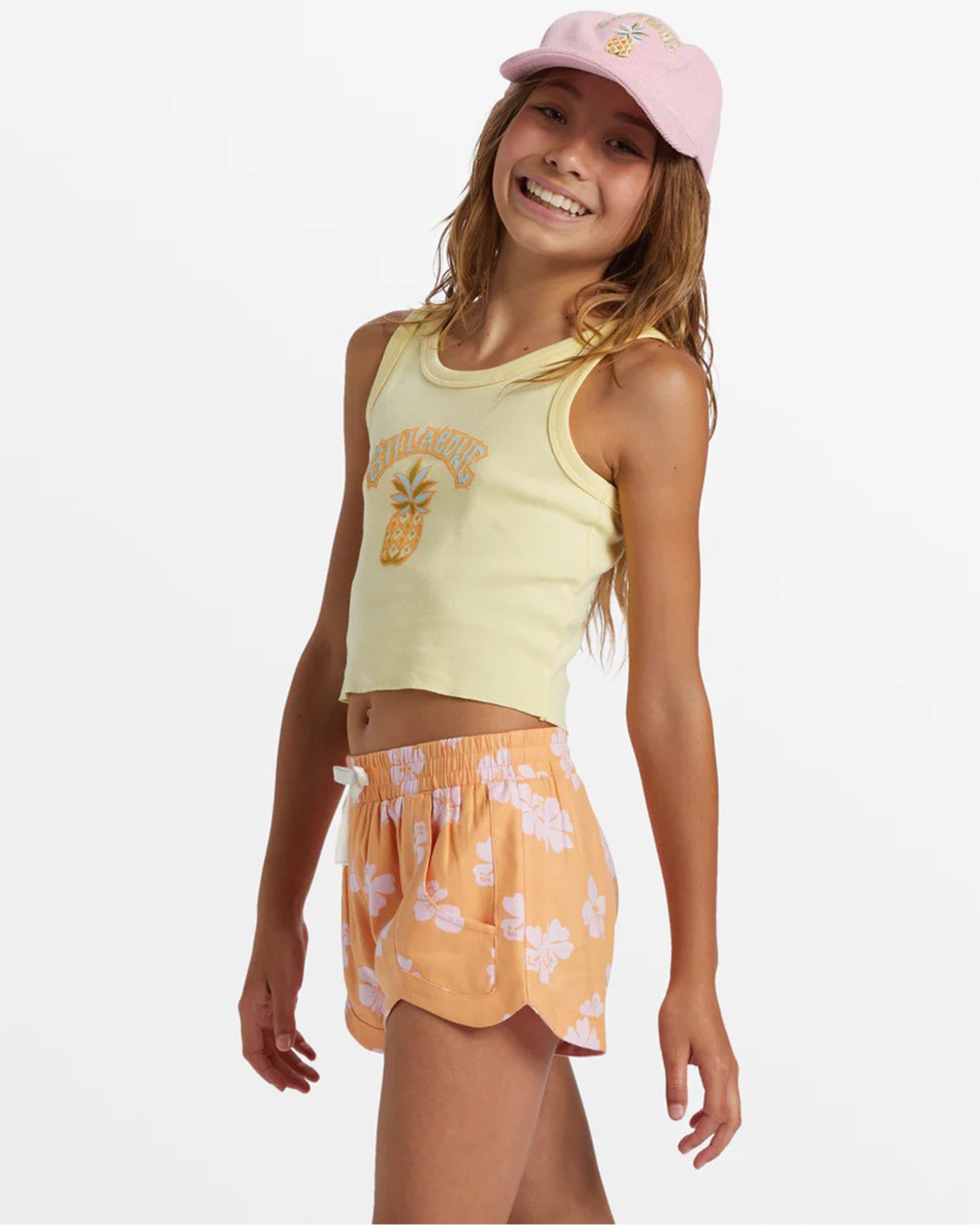 Billabong Girl's (6-14) Stay Sunny Cropped Tank Top